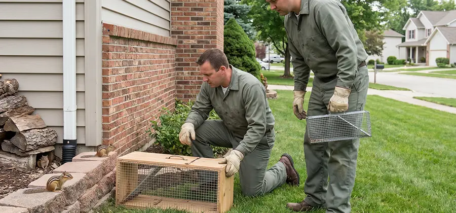 Remove Chipmunks From Yard in Eagle