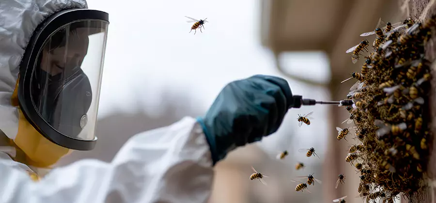 Bumble Bee Hive Removal in Eagle