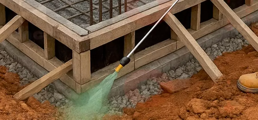 Foundation Slab Termite Treatment in Eagle
