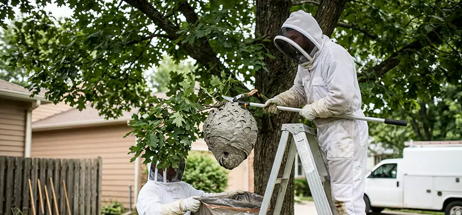 Wasp Nest in Tree Removal Eagle